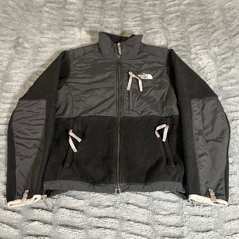 The North Face Denali Polartec Fleece Jacket‎ Womens Medium Black Full Zip AP678